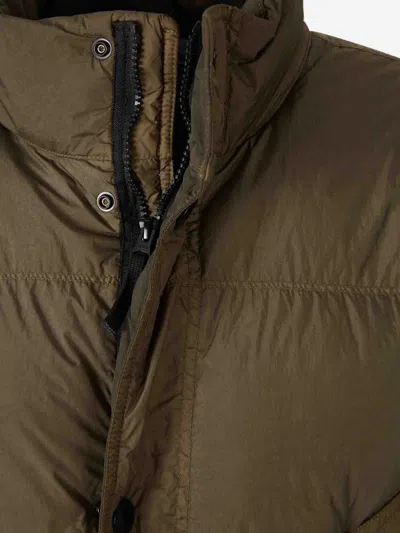 Stone Island Wind-resistant Padded Bomber Jacket In Green