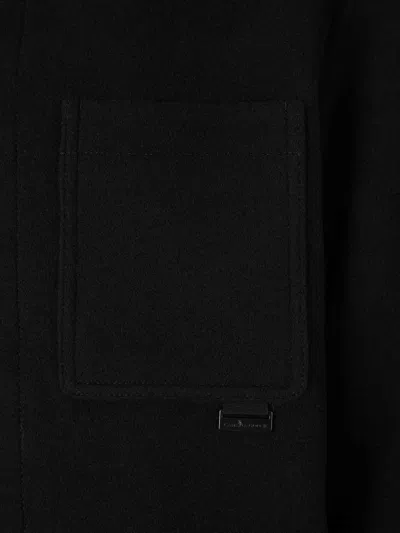 Canada Goose Balas Button-fastening Patch-pocket Overshirt In Black