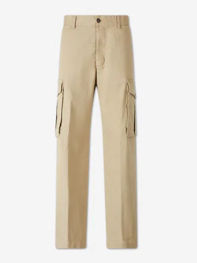 Dsquared2 Wide Cargo Trousers In Neutral