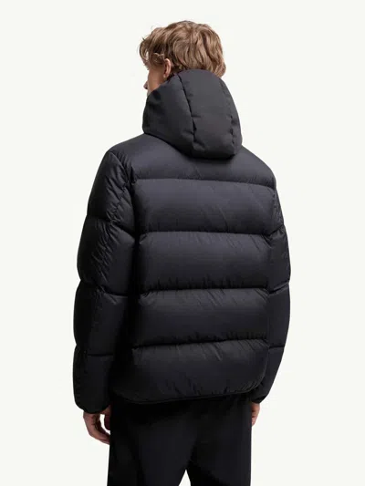 Moncler Forez Nylon Down Jacket In Black