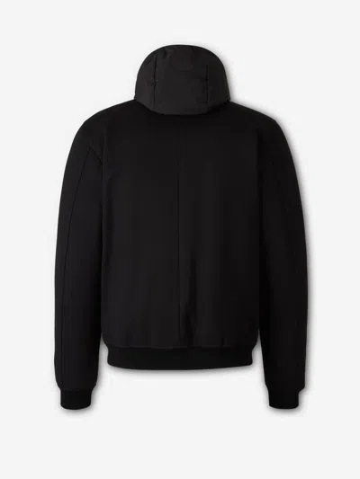 Moorer Callum Hooded Jacket In Black