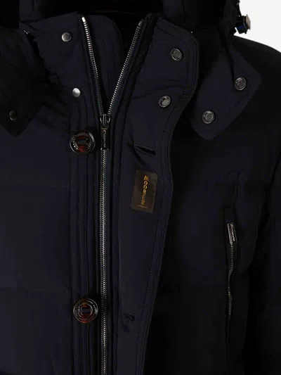 Moorer 'gorner' Down Jacket In Black