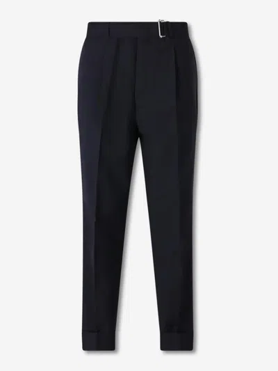 Officine Generale Officine Générale Hugo Formal Pants In Blue
