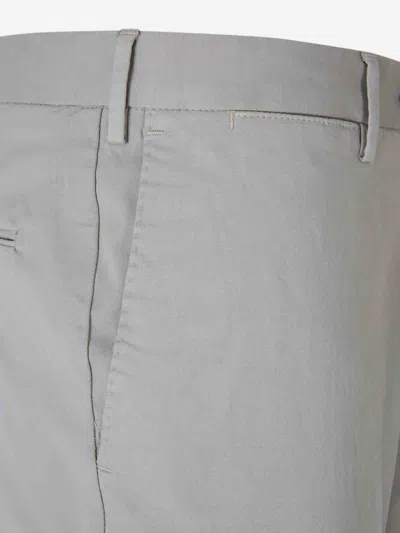 Pt Torino Button-fastening Trousers In Gray