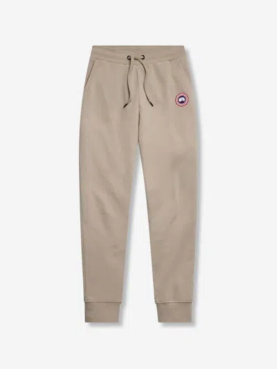 Canada Goose Huron Logo Cotton Sweatpants In Neutral