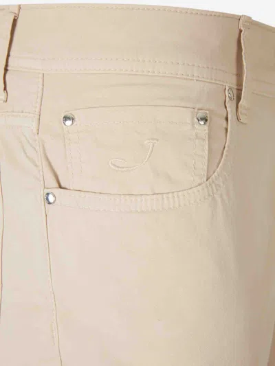 Jacob Cohen Slim Jeans In Neutral