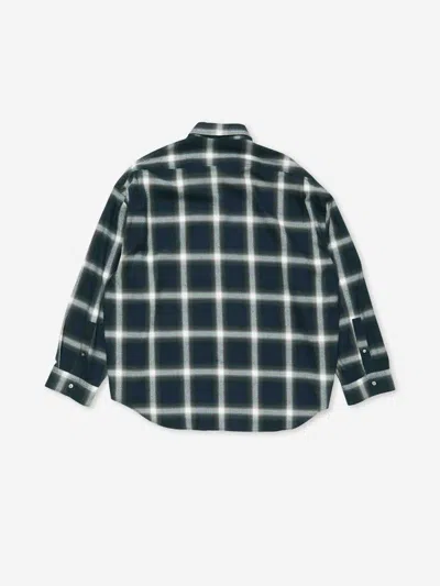 Acne Studios Checked Pattern Button-down Shirt In Green