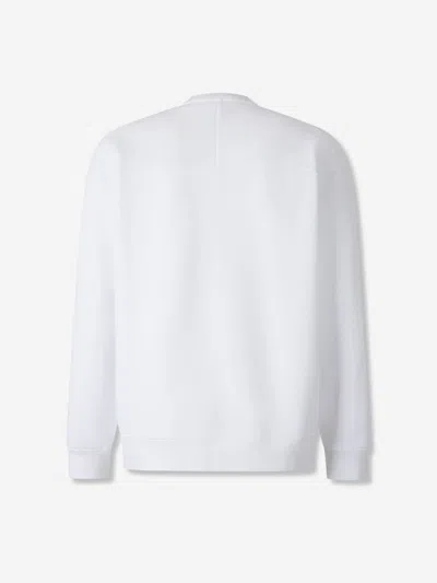 Givenchy Logo-patch Cotton Sweatshirt In White