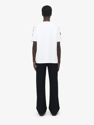 Alexander Mcqueen Skull Printed Cotton Jersey T-shirt In Black