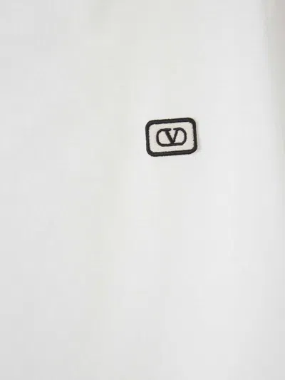 Valentino Vlogo Patch T-shirt With In White