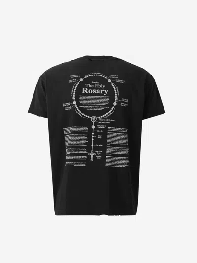 Willy Chavarria Printed T-shirt In Black