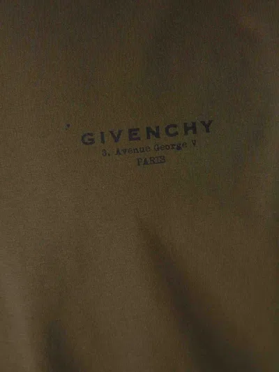 Givenchy Crew Neck Short Sleeves T-shirt In Brown
