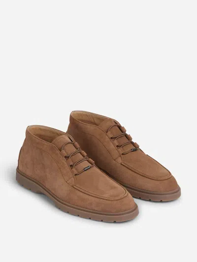 Tod's Desert Lace-up Boots In Brown