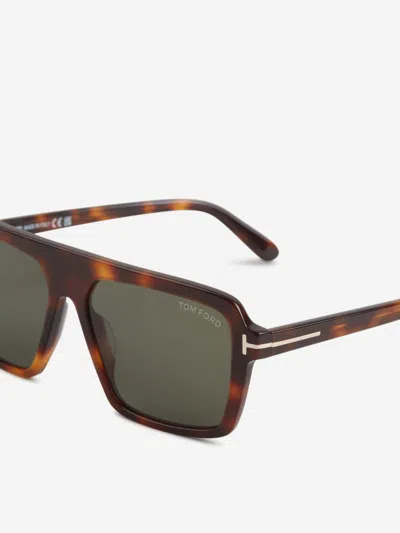 Tom Ford Rectangular Sunglasses In Brown