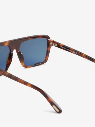 Tom Ford Rectangular Sunglasses In Brown