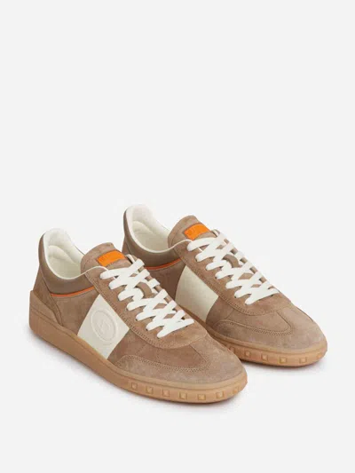 Valentino Upvillage Low-top Sneakers In Brown