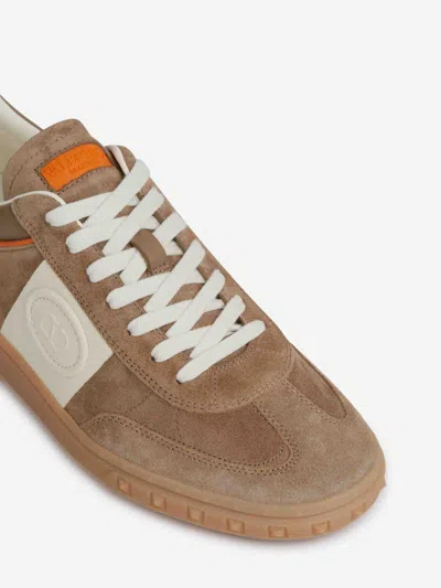 Valentino Upvillage Low-top Sneakers In Brown