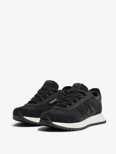 Moncler Pacey2 Suede & Nubuck Trainers, Men, Black, Size: 46 In Black