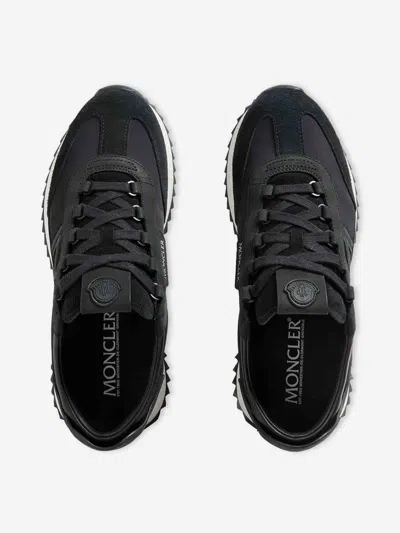 Moncler Pacey2 Suede & Nubuck Trainers, Men, Black, Size: 46 In Black