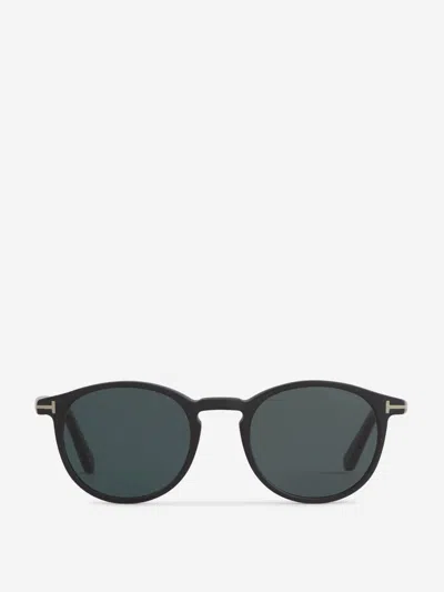 Tom Ford Round Sunglasses In Black