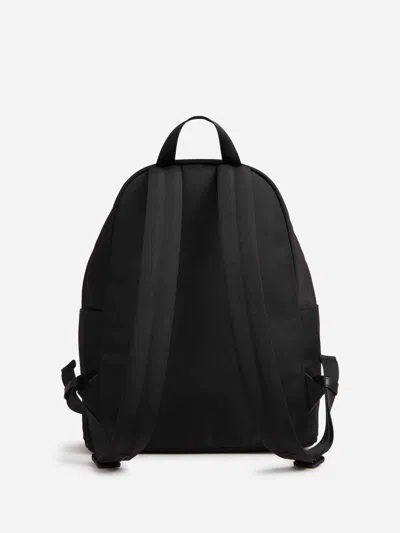 Moncler Pierrick Backpack Front Zip-fastening Pocket In Black