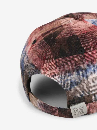 Palm Angels Check-print Baseball Cap In Multi