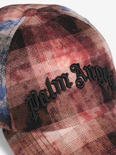 Palm Angels Check-print Baseball Cap In Multi