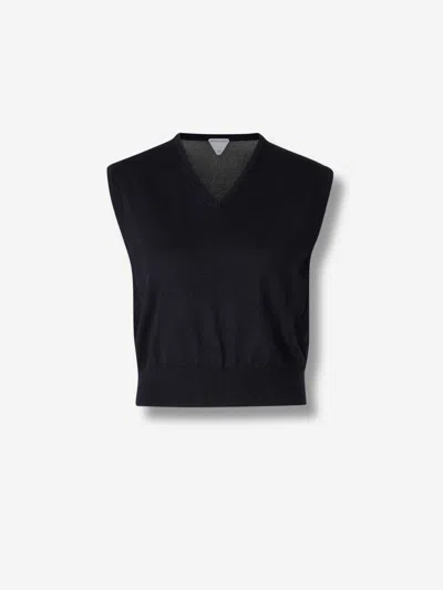 Bottega Veneta Cardigan Vest Pack In Black
