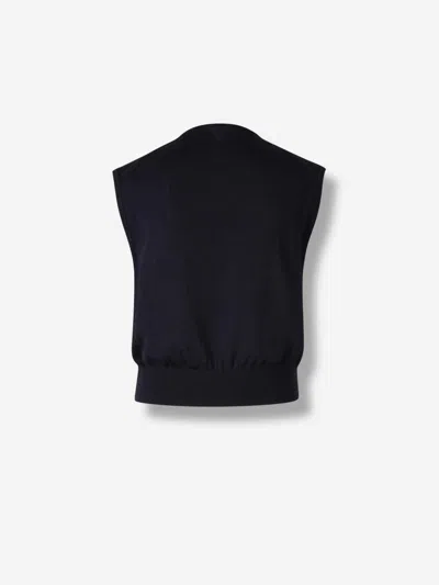 Bottega Veneta Cardigan Vest Pack In Black