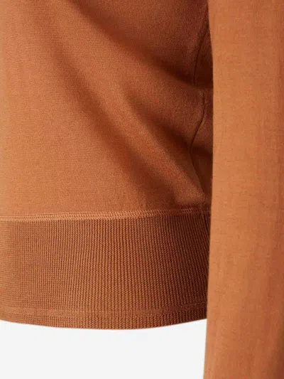 Chloé Wool Knit Jersey In Orange
