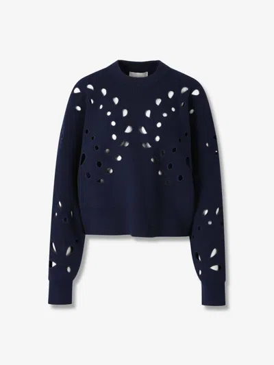 Ulla Johnson Vanessa Pullover In Midnight In Blue