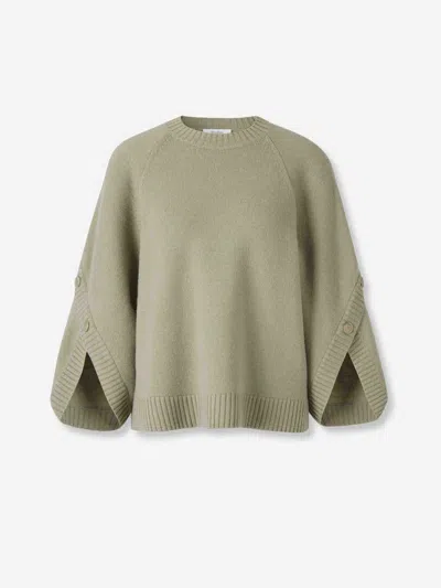 Max Mara Knitted Sweater In Green