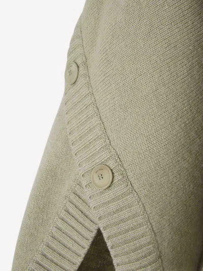 Max Mara Knitted Sweater In Green