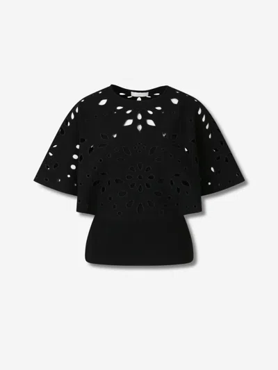 Ulla Johnson Josie Knit Top In Black
