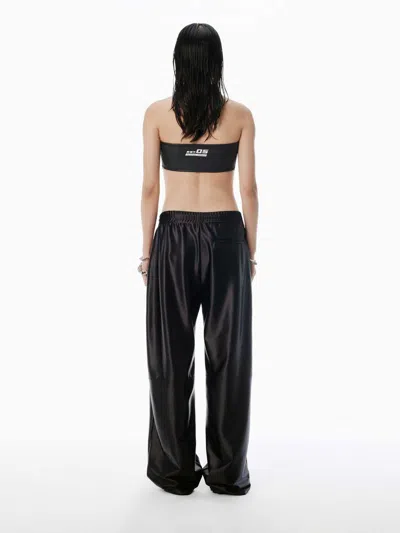 Alexander Wang Women Logo Pre Styled Biker Shorts Pants In Black