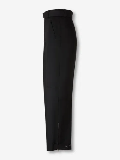Bottega Veneta Wool Dress Trousers In Black
