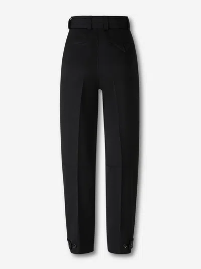Bottega Veneta Wool Dress Trousers In Black