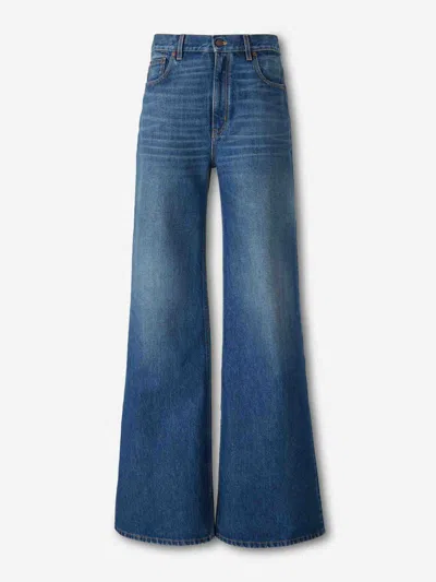 Chloé Chloe Women Wide-leg Jeans In Blue