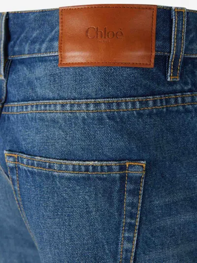 Chloé Chloe Women Wide-leg Jeans In Blue