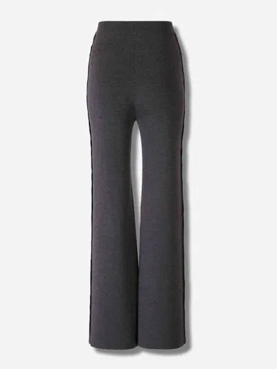 Jil Sander Knit Trousers Buttons In Gray