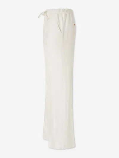 Tom Ford Drawstring Trousers In White