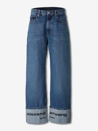 Alexander Wang Denim Straight-leg Jeans In Blue