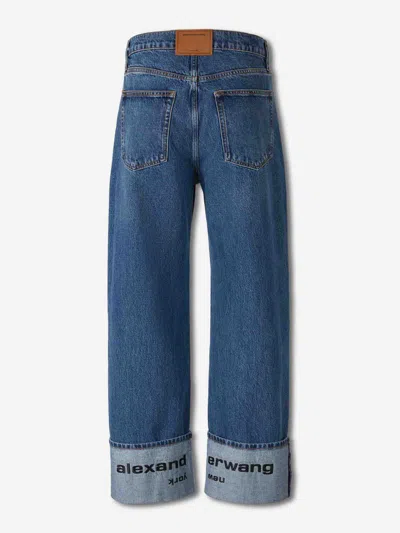 Alexander Wang Denim Straight-leg Jeans In Blue