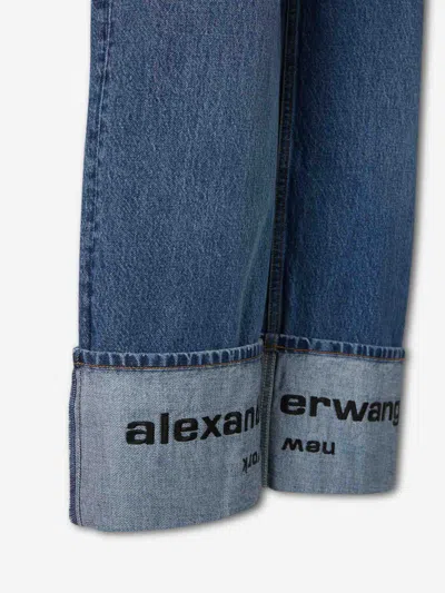 Alexander Wang Denim Straight-leg Jeans In Blue