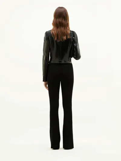 Courrèges Vinyl Biker Jacket In Black