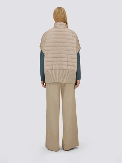 Herno Poncho Resort Knit In Multi
