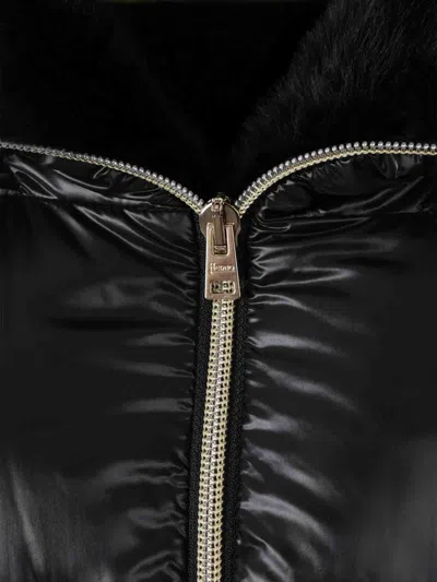 Herno Fur Collar Down Jacket In Multi