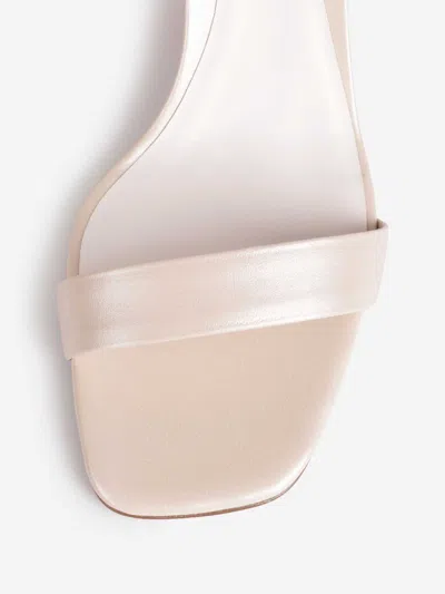 Christian Louboutin Condora Leather Red Sole Slingback Sandals In Nude