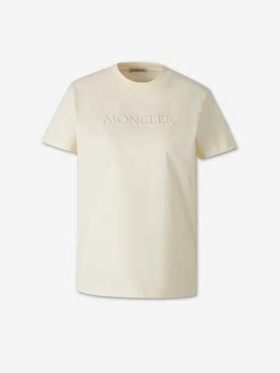 Moncler Cotton T-shirt In White