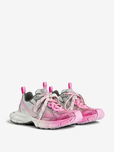 Balenciaga Mesh-panelled Sneakers In Size 3xl In Gray